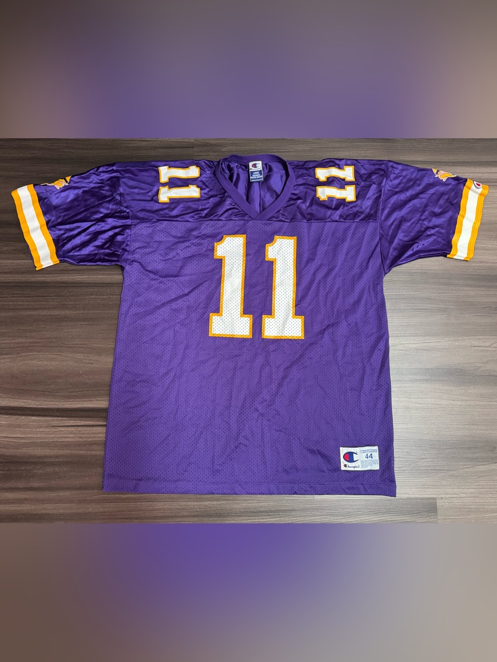 Vintage Champion Minnesota Vikings Daunte Culpepper #11 NFL Jersey Men 44 Large